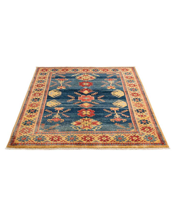 5' 1 x 6' 4 Hand Knotted Ziegler Wool Rug