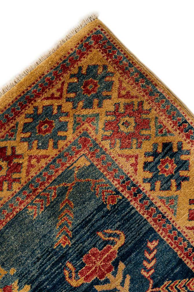 5' 1 x 6' 4 Hand Knotted Ziegler Wool Rug