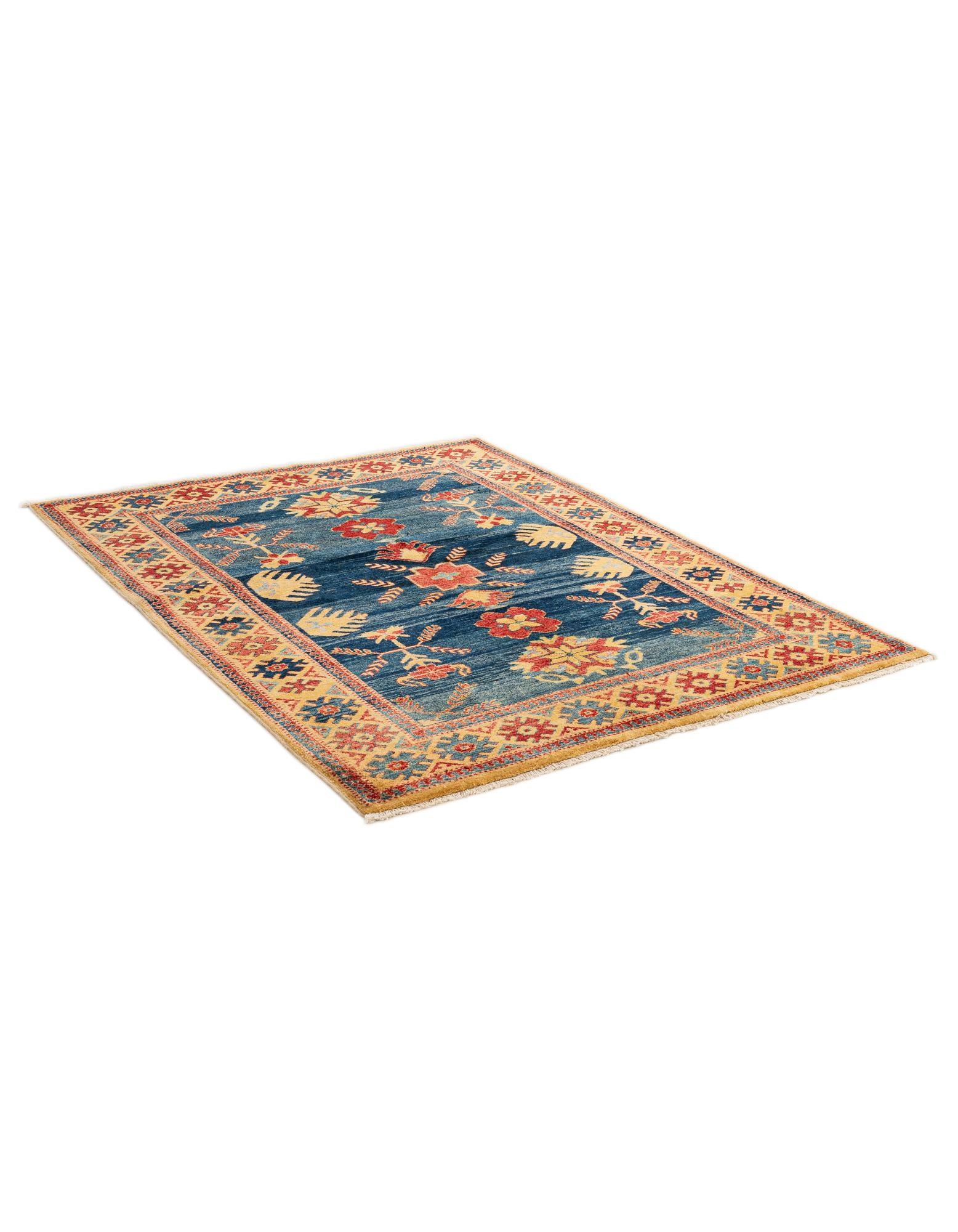5' 1 x 6' 4 Hand Knotted Ziegler Wool Rug
