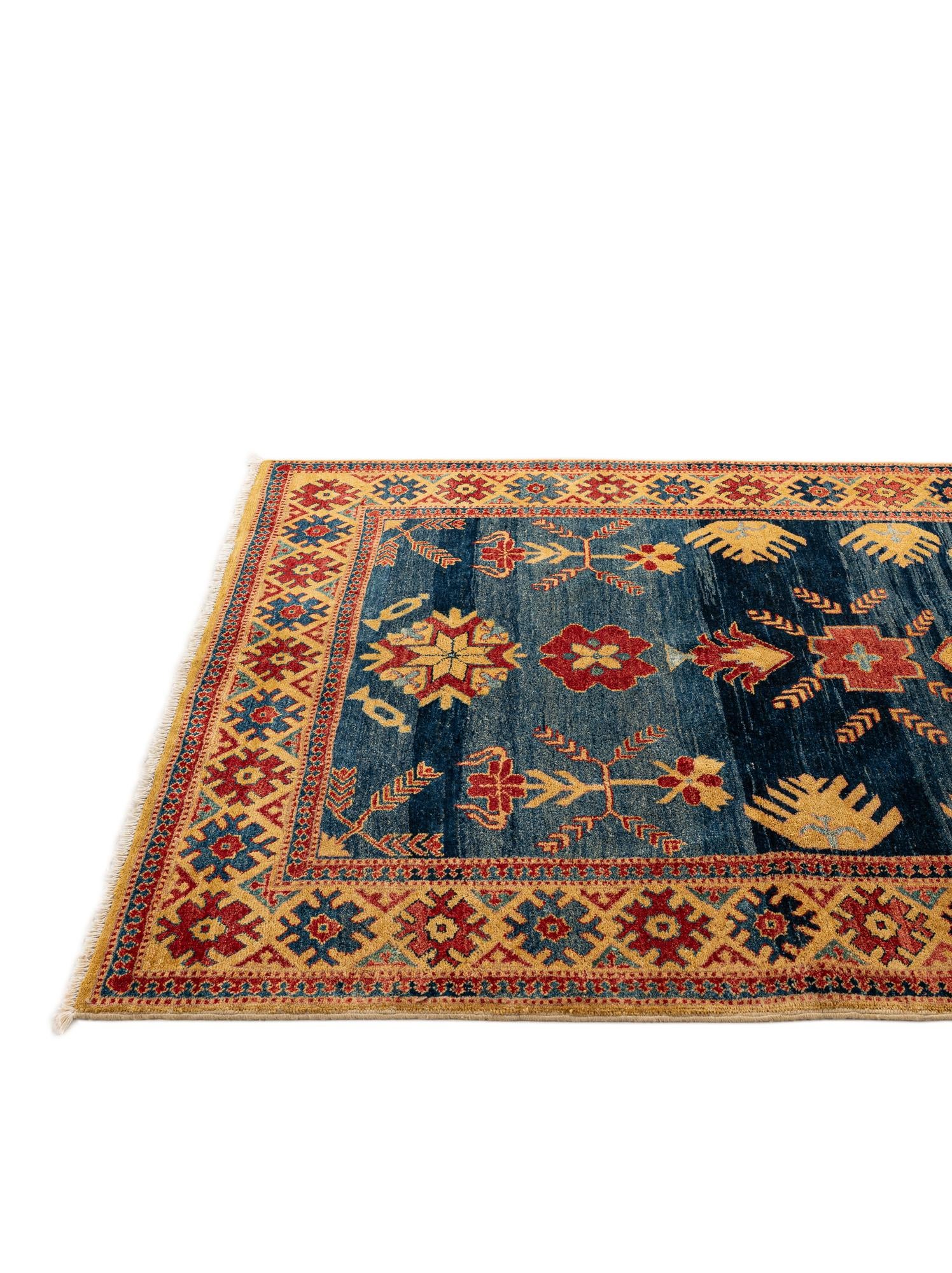 5' 1 x 6' 4 Hand Knotted Ziegler Wool Rug