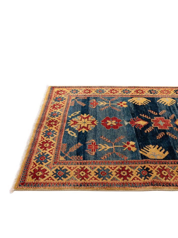 Detail image of 5' 1 x 6' 4 Hand Knotted Ziegler Wool Rug