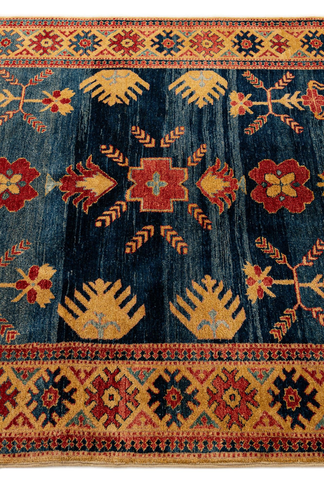 5' 1 x 6' 4 Hand Knotted Ziegler Wool Rug