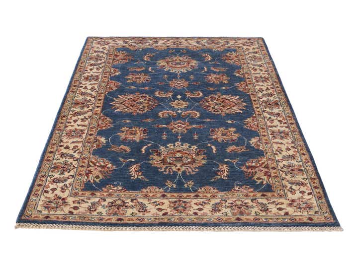 4' 1 x 6' 3 Hand Knotted Ziegler Rug