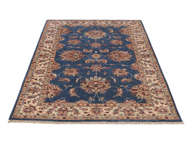Detail image of 4' 1 x 6' 3 Hand Knotted Ziegler Rug
