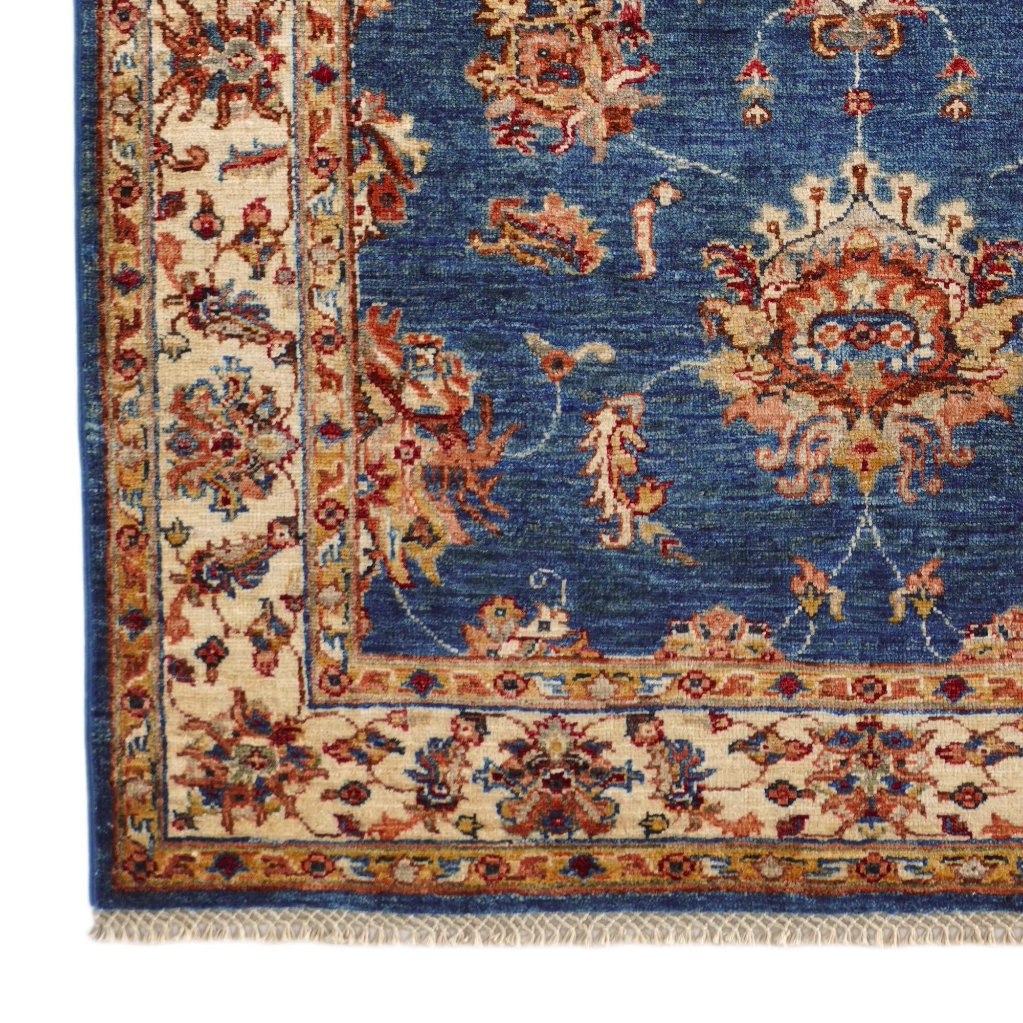 4' 1 x 6' 3 Hand Knotted Ziegler Rug