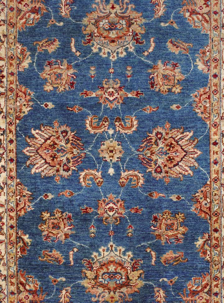 4' 1 x 6' 3 Hand Knotted Ziegler Rug
