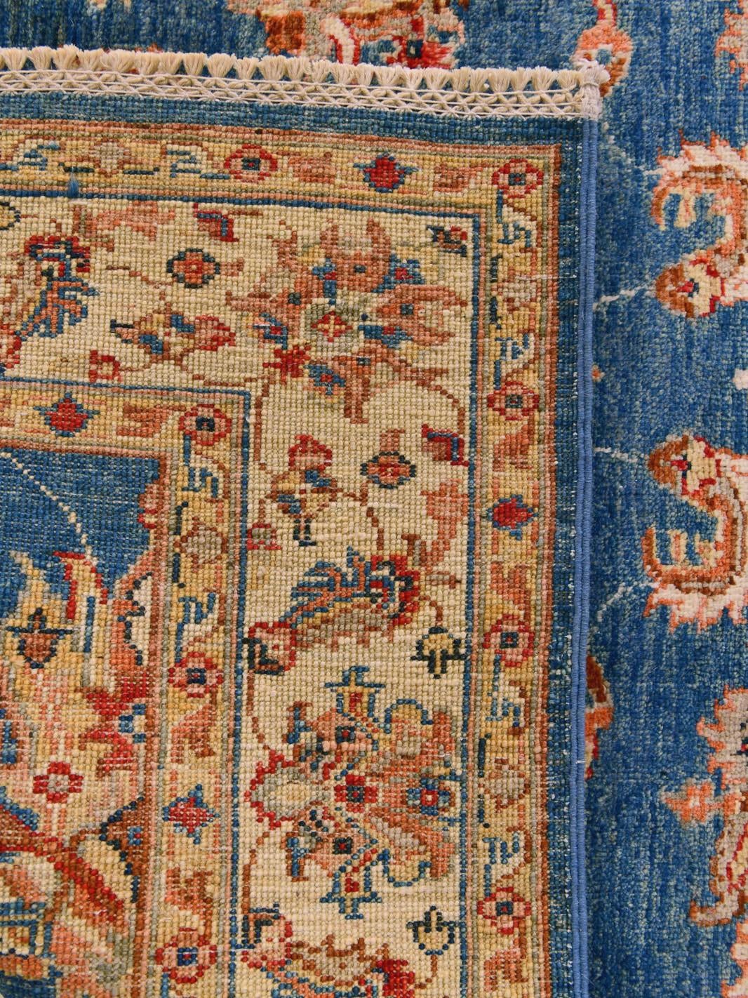 Detail image 12 of 12: 4' 1 x 6' 3 Hand Knotted Ziegler Rug