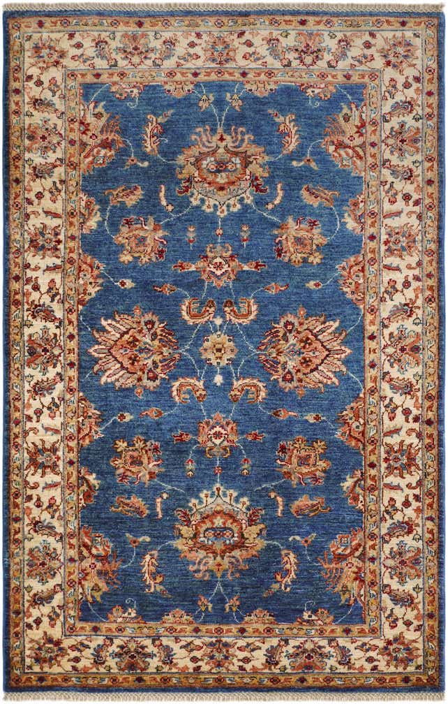 4' 1 x 6' 3 Hand Knotted Ziegler Rug