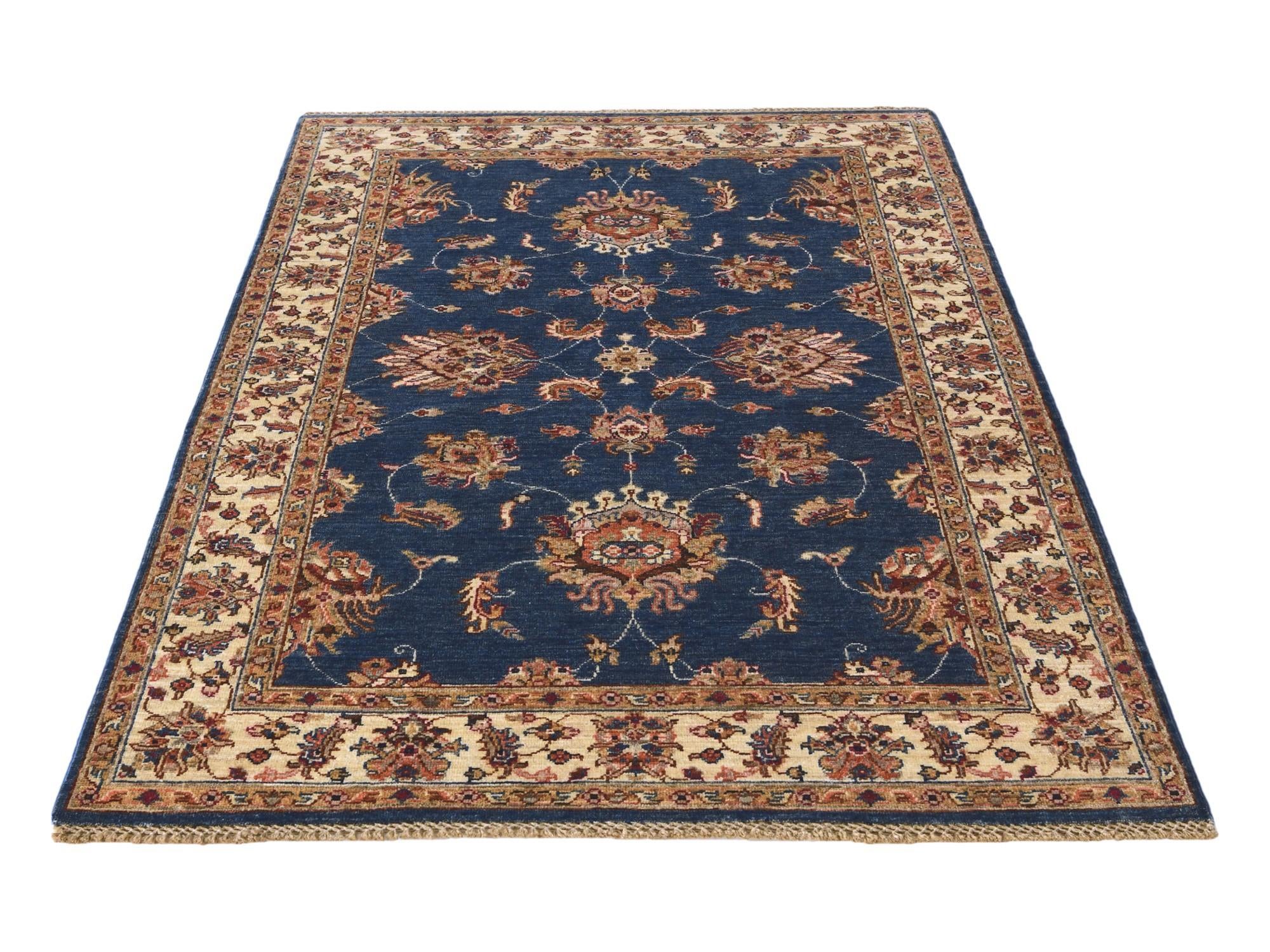 4' x 6' 3 Hand Knotted Ziegler Rug