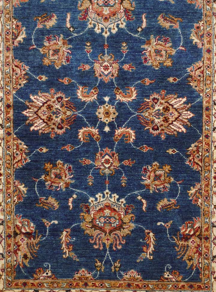 4' x 6' 3 Hand Knotted Ziegler Rug