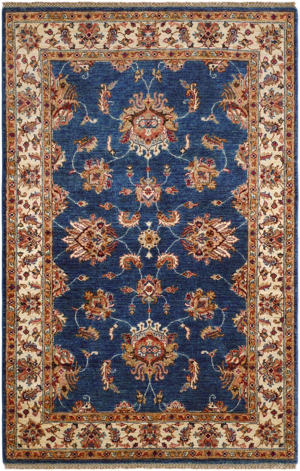 4' x 6' 3 Hand Knotted Ziegler Rug