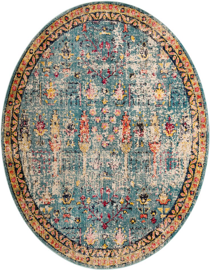 Detail image of 8' x 8' Washable Alta Round Rug