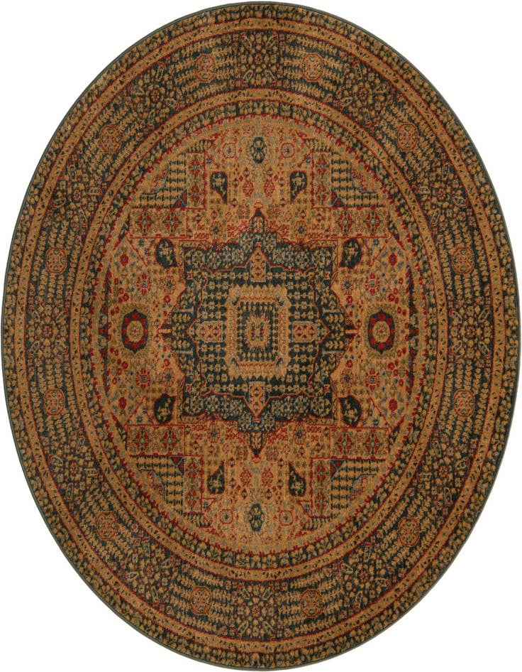 Detail image of 6' x 6' Amina Round Rug