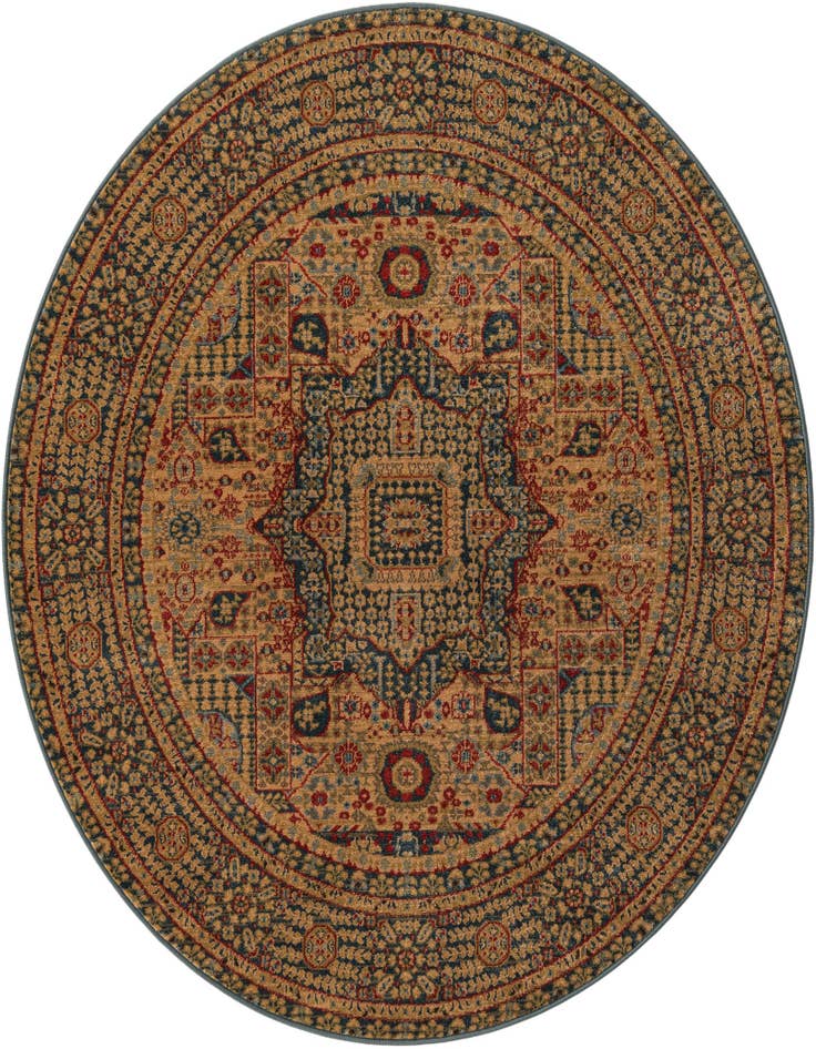 Detail image of 5' x 5' Amina Round Rug
