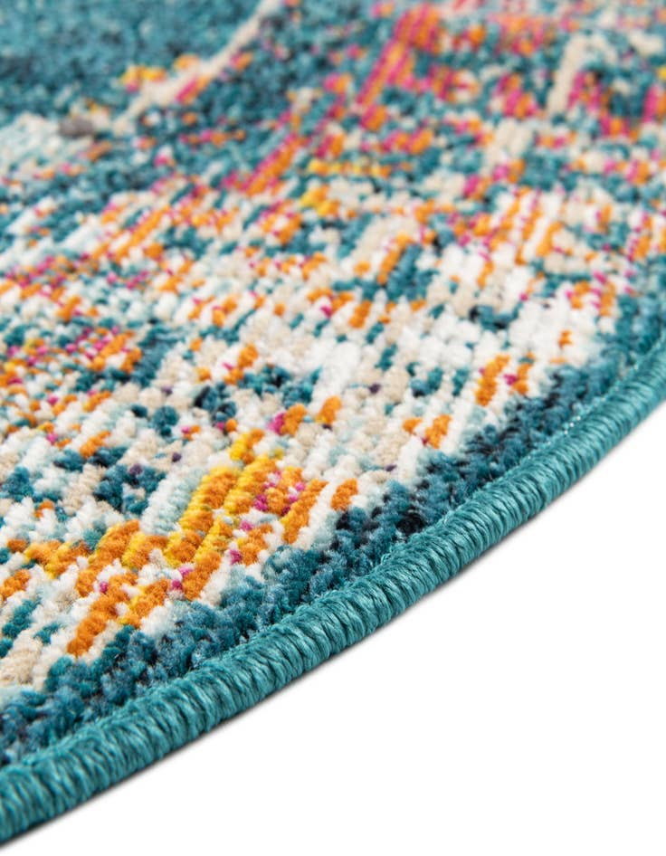 Detail image of 4' x 4' Amulet Round Rug