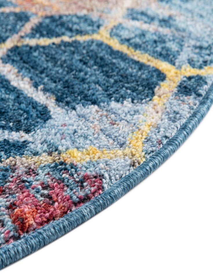 Detail image of 3' 3 x 3' 3 Andromeda Round Rug
