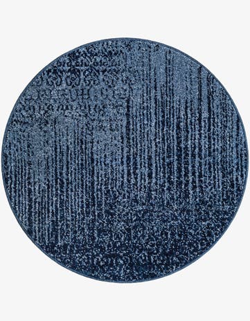 Blue Angelica Round Rug