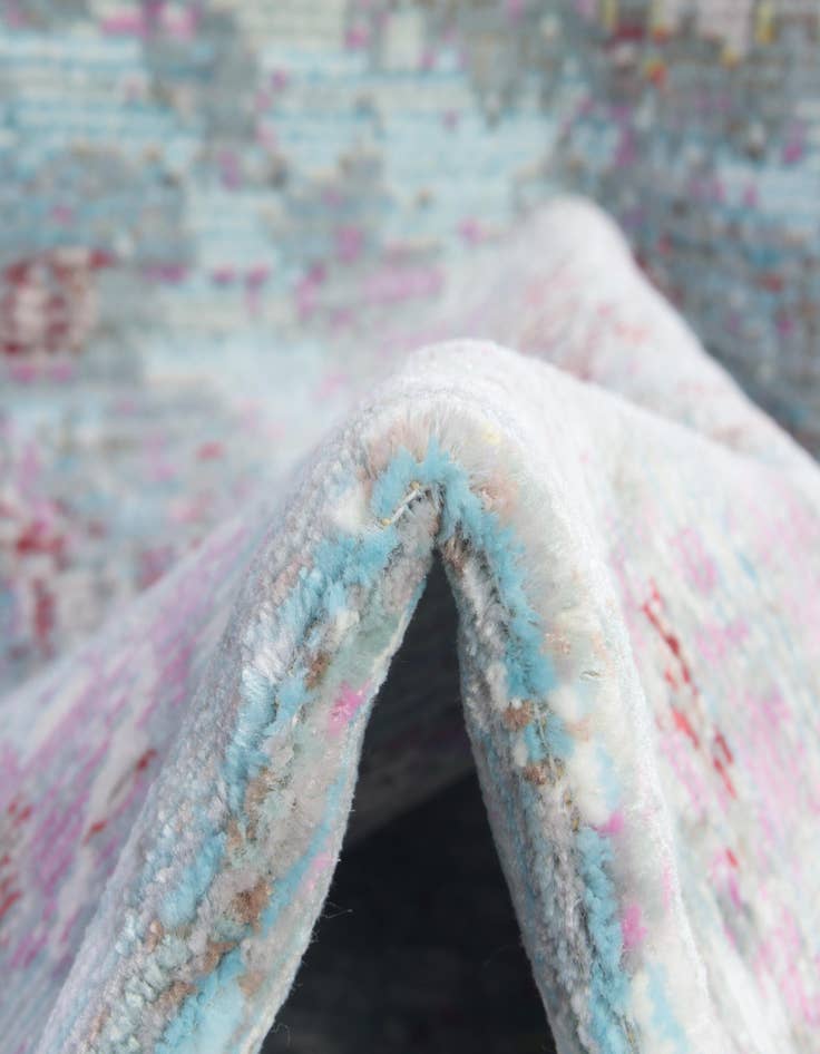 Detail image of 6' x 6' Aqua Round Rug