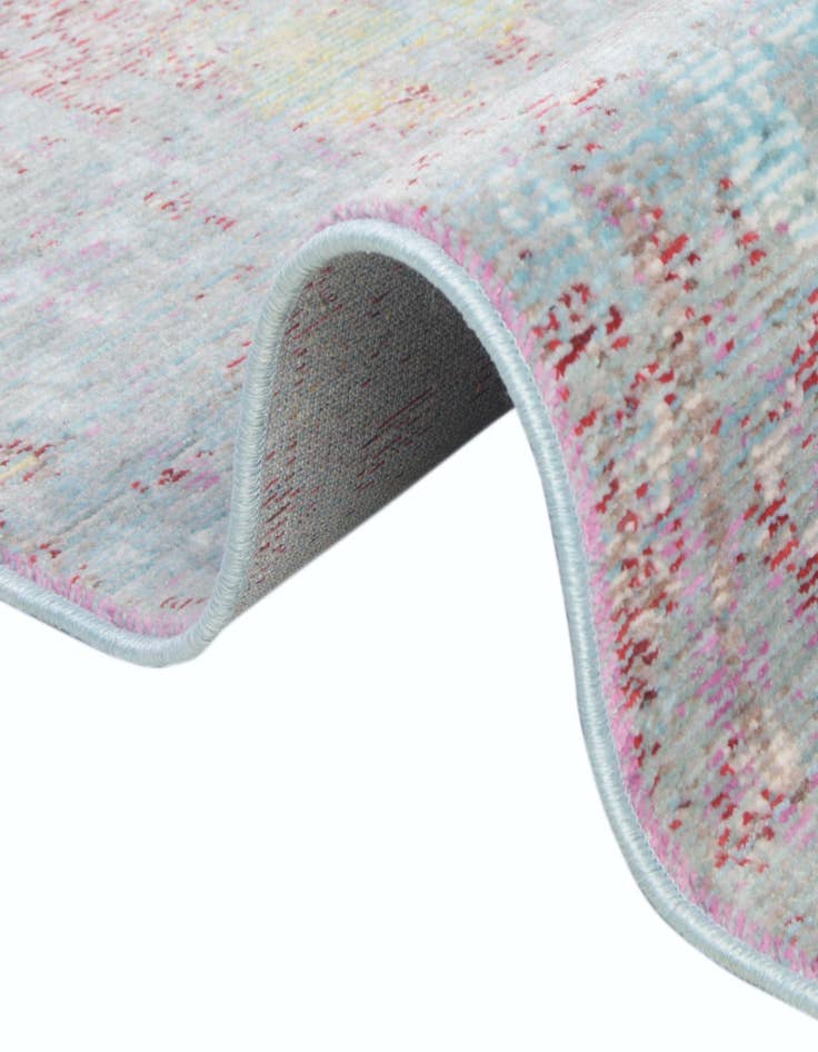 Detail image of 6' x 6' Aqua Round Rug