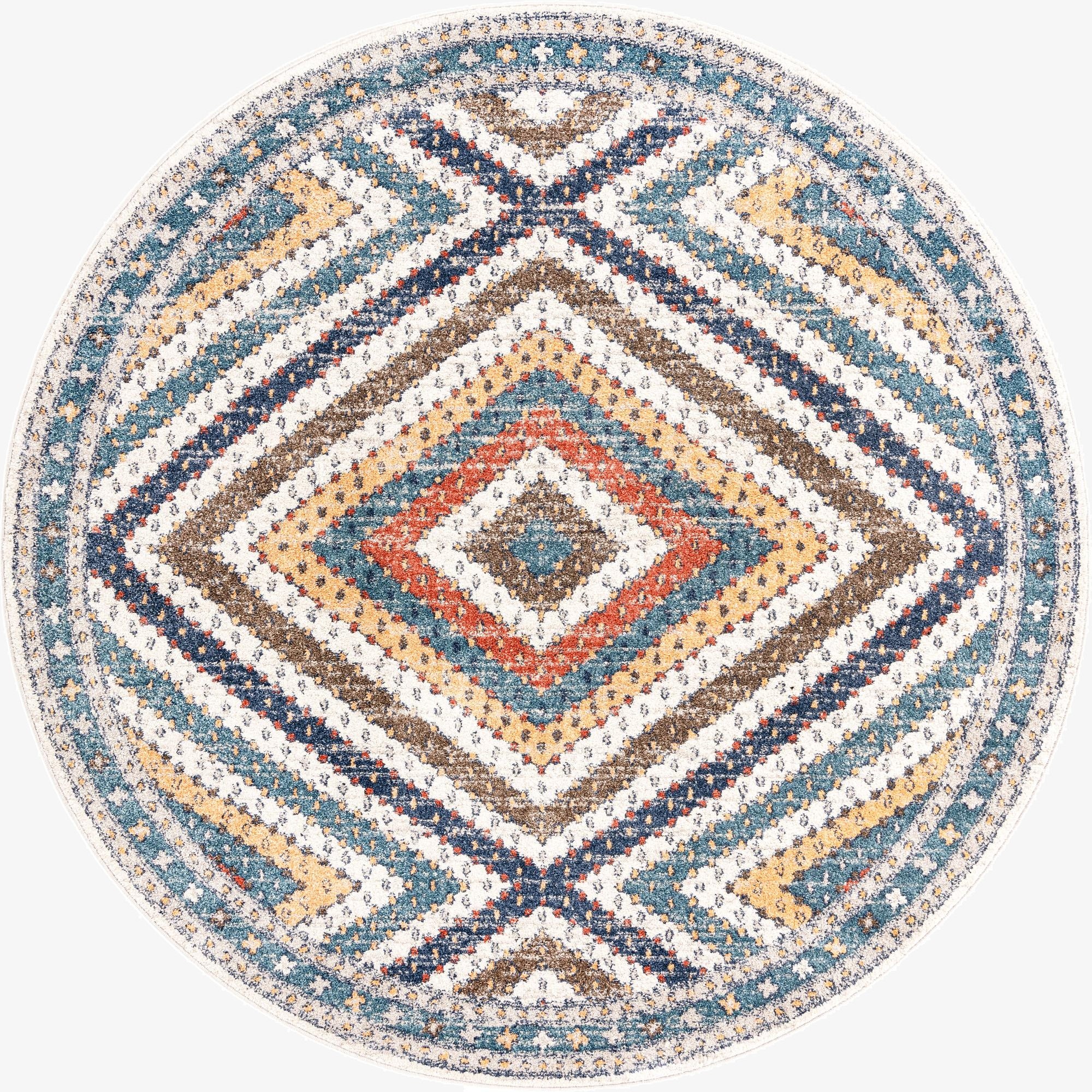 7' x 7' Aramis Round Rug