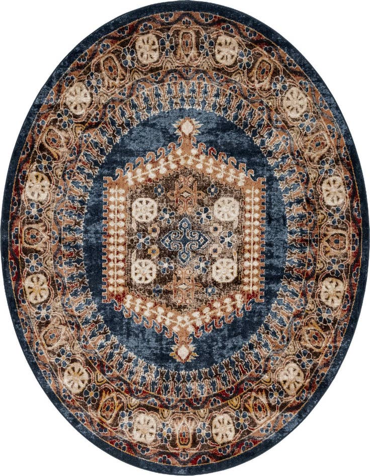 Detail image of 7' x 7' Arcadia Round Rug