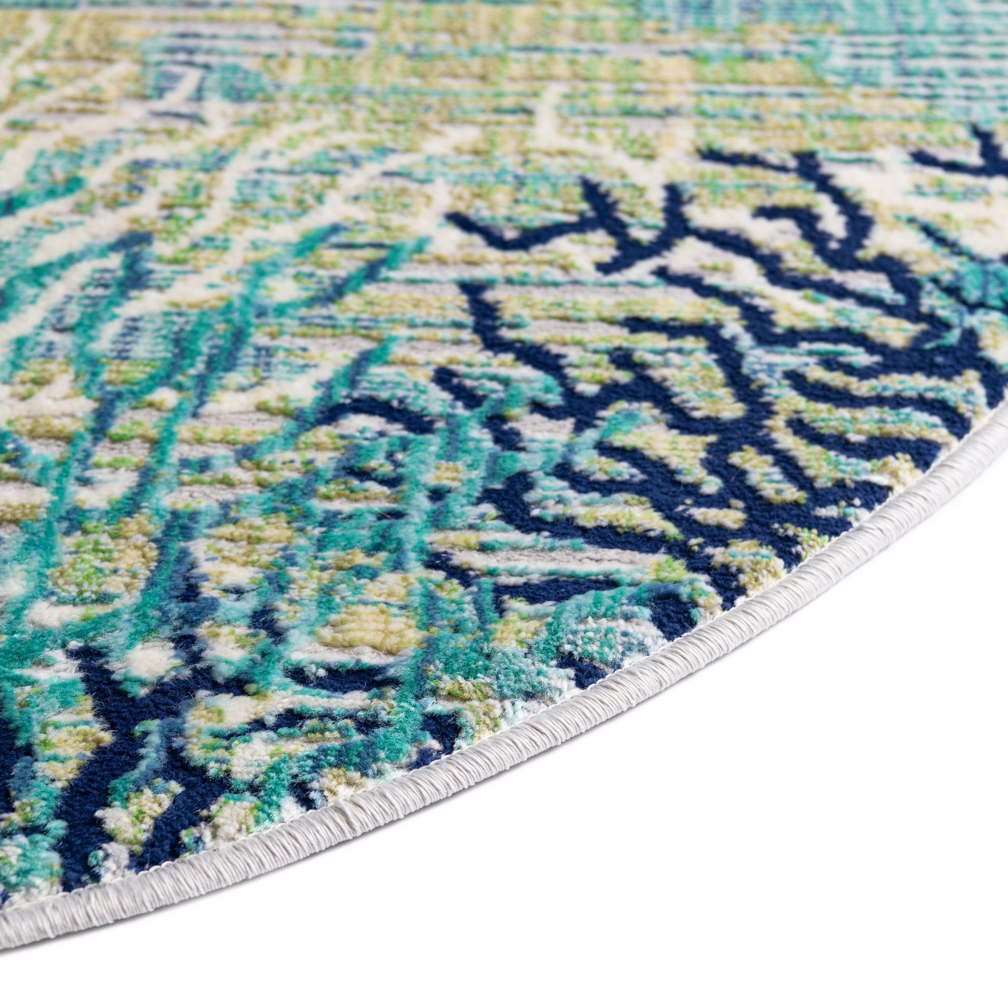 7' x 7' Ariel Round Rug