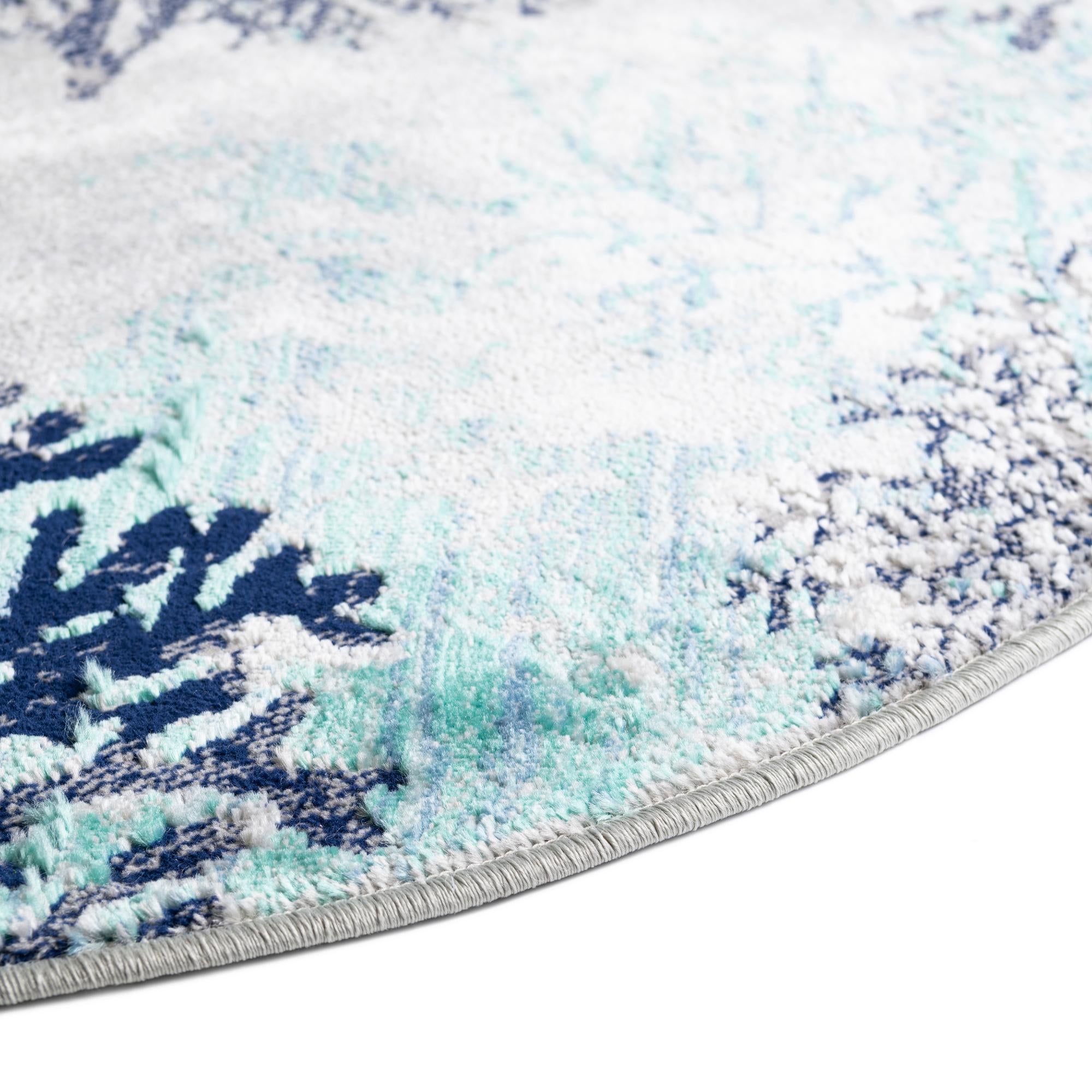 7' x 7' Ariel Round Rug