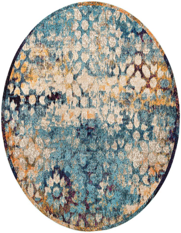 Detail image of 8' x 8' Washable Arte Round Rug
