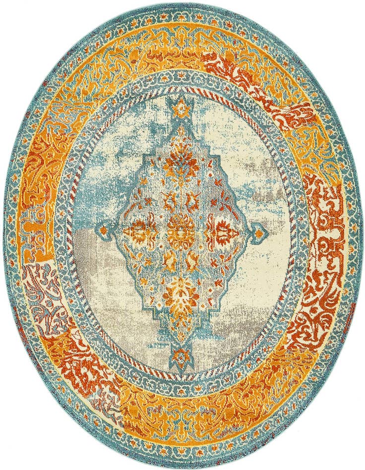 Detail image of 8' x 8' Washable Arte Round Rug