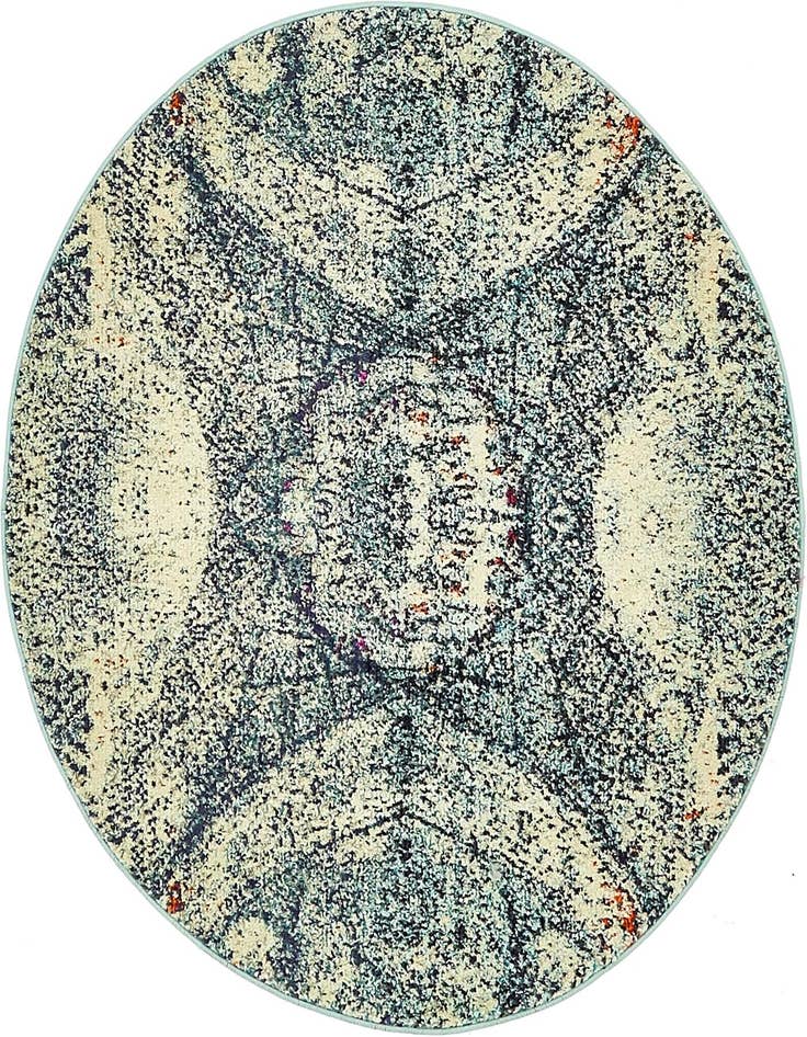 Detail image of 4' x 4' Washable Arte Round Rug