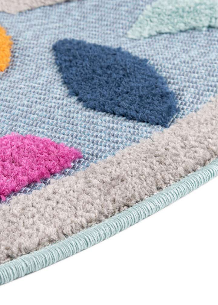 5' 3 x 5' 3 Easy-Clean Aruba Indoor / Outdoor Round Rug
