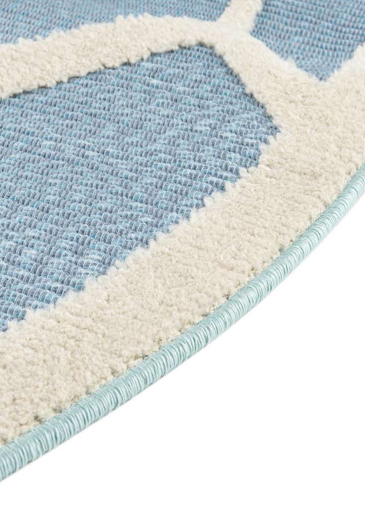 5' 3 x 5' 3 Easy-Clean Aruba Indoor / Outdoor Round Rug