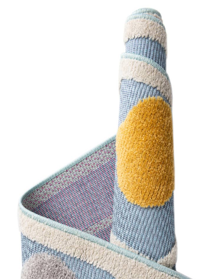 Detail image of 3' 3 x 3' 3  Washable Aruba Indoor / Outdoor Round Rug