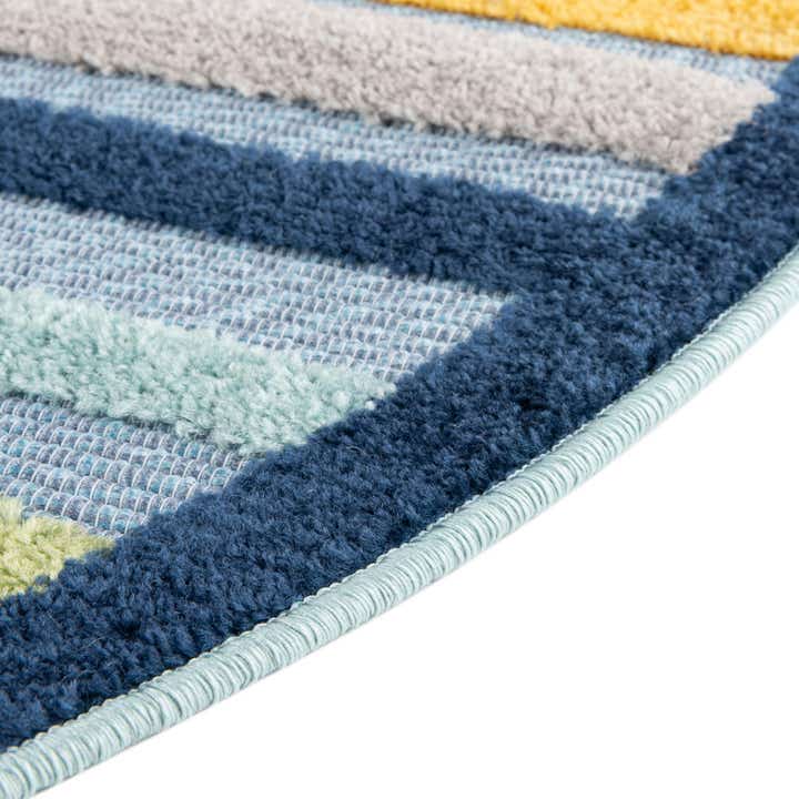 3' 3 x 3' 3 Easy-Clean Aruba Indoor / Outdoor Round Rug
