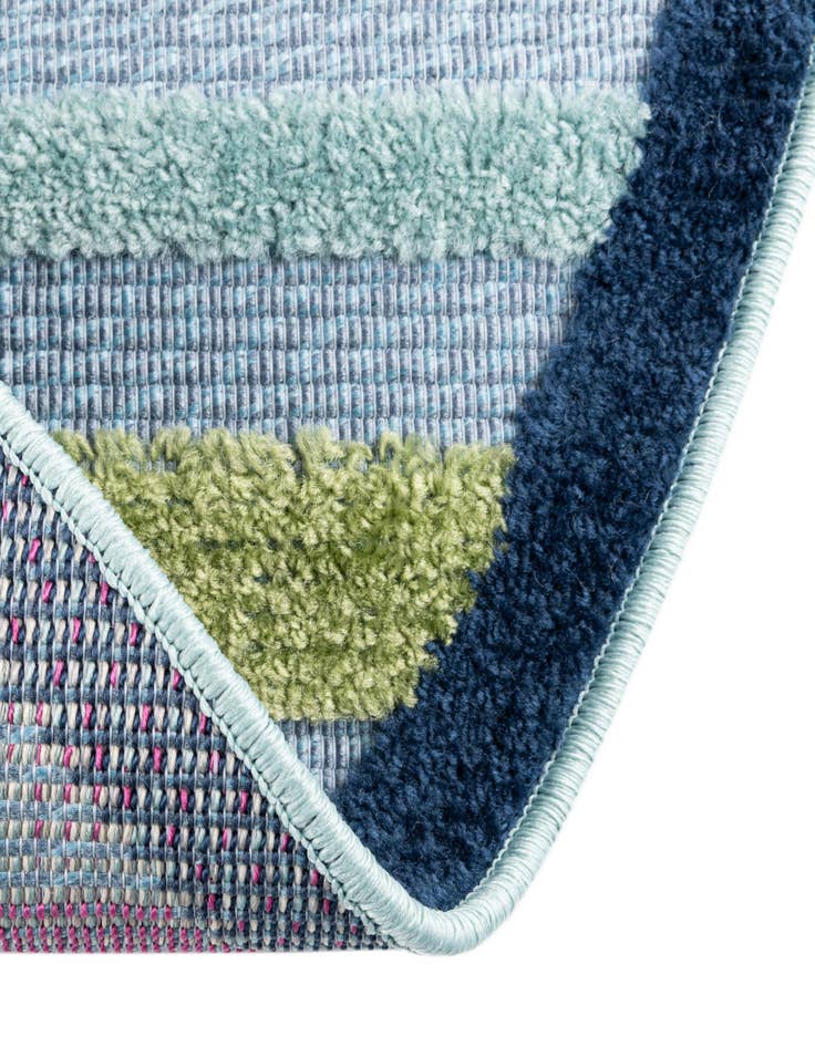Detail image of 5' 3 x 5' 3 Easy-Clean Aruba Indoor / Outdoor Round Rug