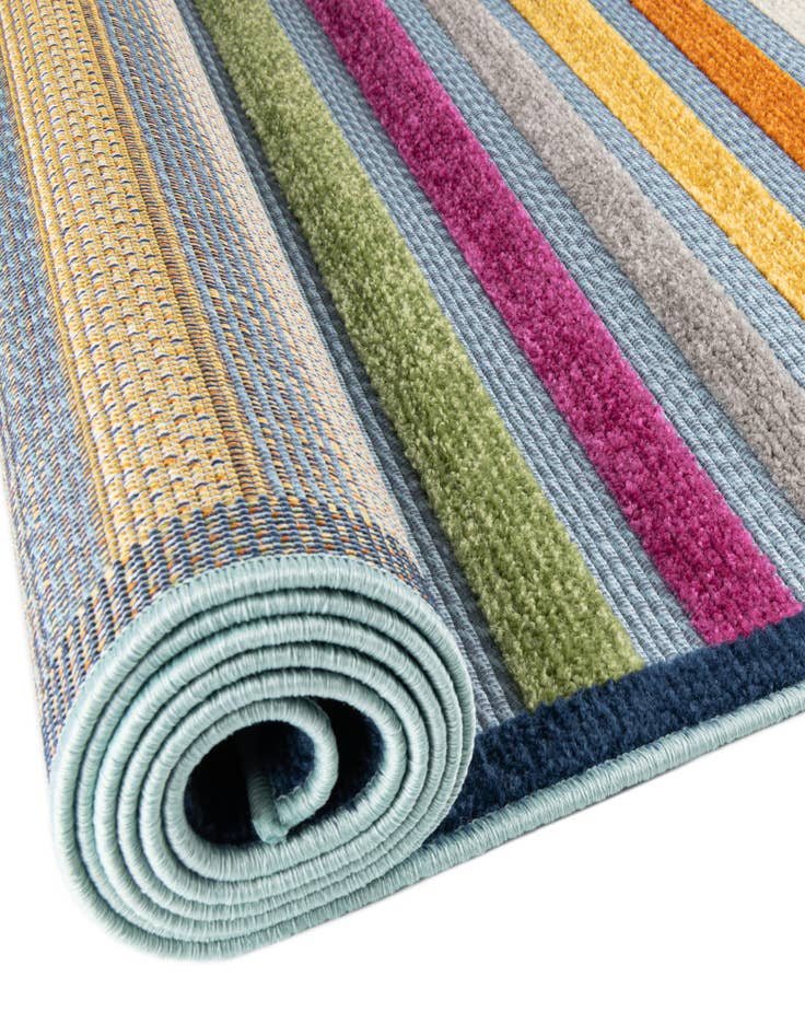 Detail image of 5' 3 x 5' 3 Easy-Clean Aruba Indoor / Outdoor Round Rug