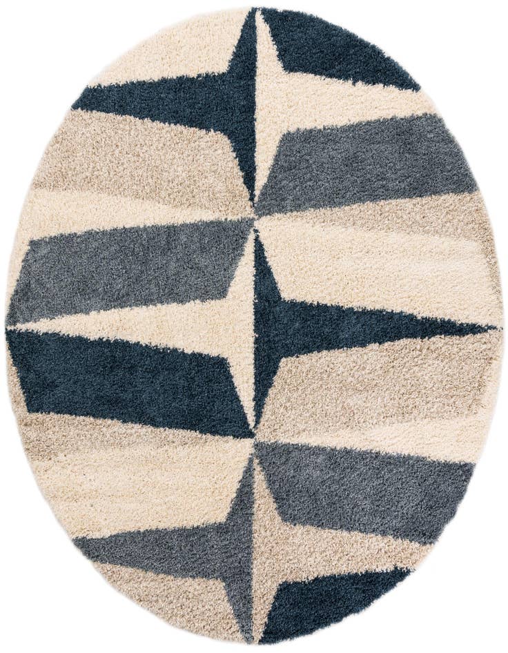 Detail image of 10' x 10' Athena Shag Round Rug