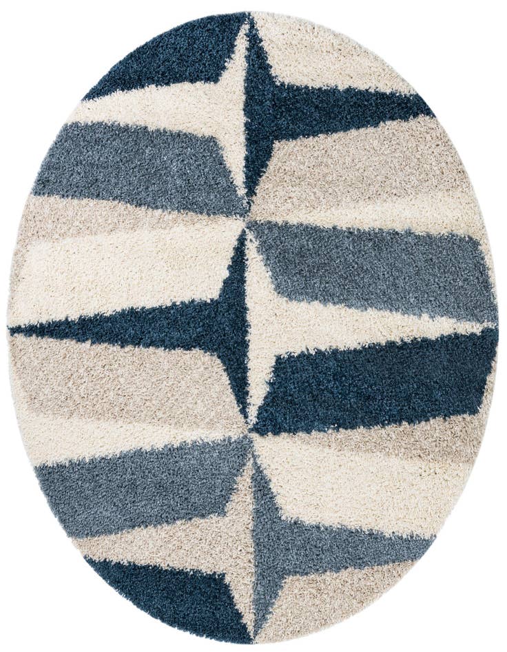Detail image of 7' x 7' Athena Shag Round Rug