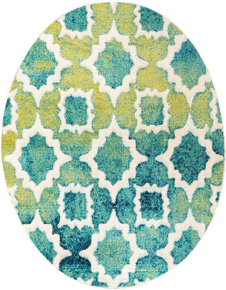 Detail image of 3' x 3' Azalea Round Rug