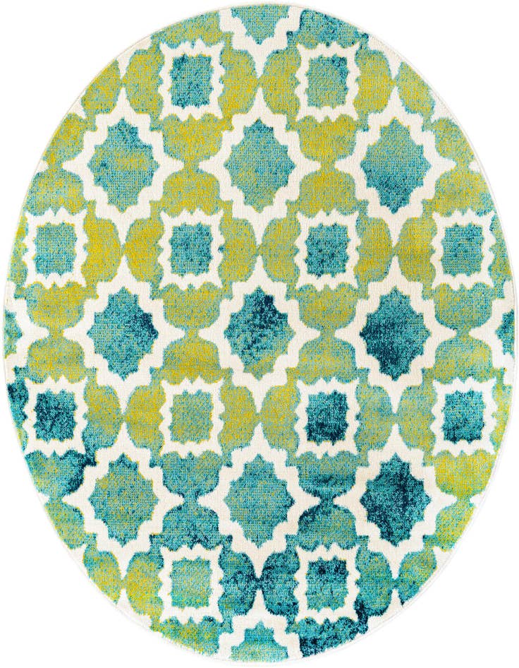 Detail image of 5' 3 x 5' 3 Azalea Round Rug