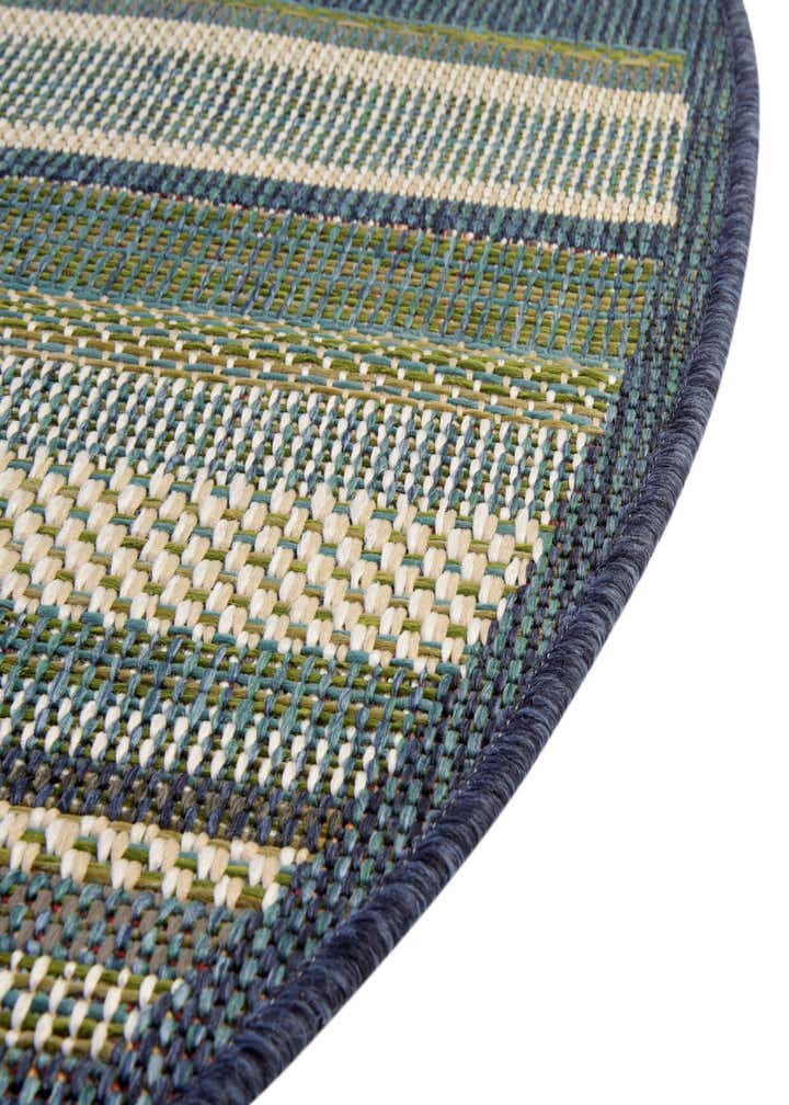 6' x 6' Easy-Clean Baja Indoor / Outdoor Round Rug