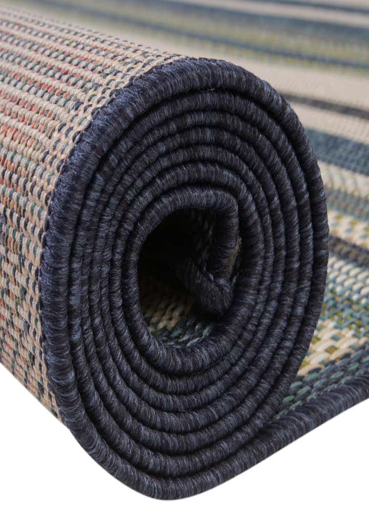 6' x 6' Easy-Clean Baja Indoor / Outdoor Round Rug