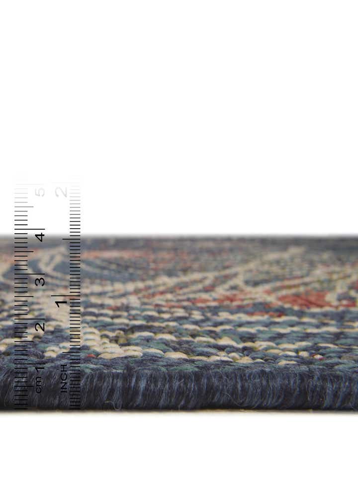 3' 3 x 3' 3 Easy-Clean Baja Indoor / Outdoor Round Rug