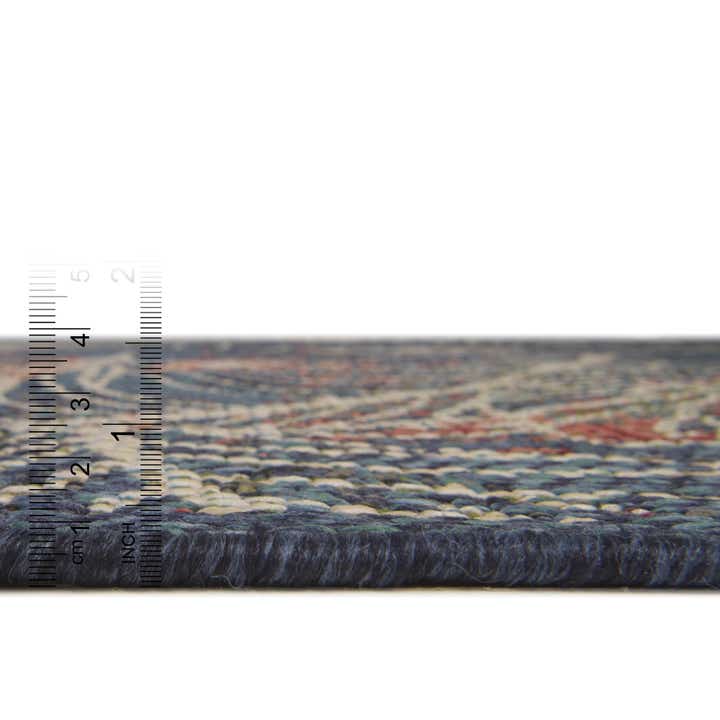 3' 3 x 3' 3 Easy-Clean Baja Indoor / Outdoor Round Rug