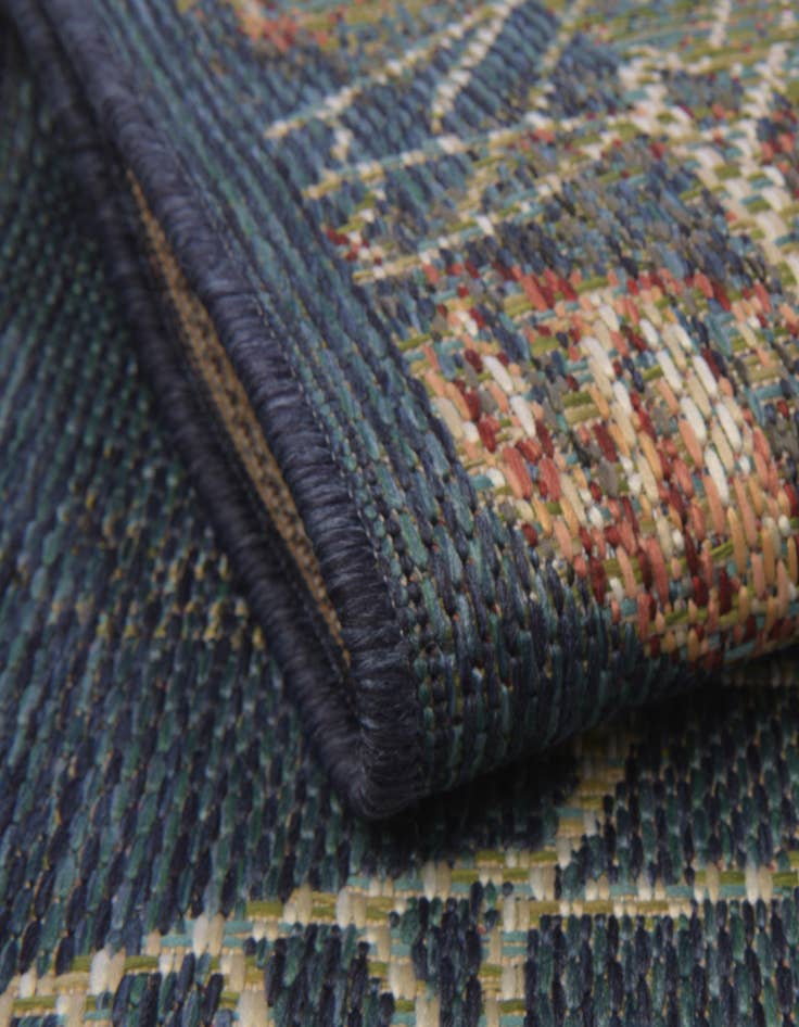Detail image of 3' 3 x 3' 3 Easy-Clean Baja Indoor / Outdoor Round Rug