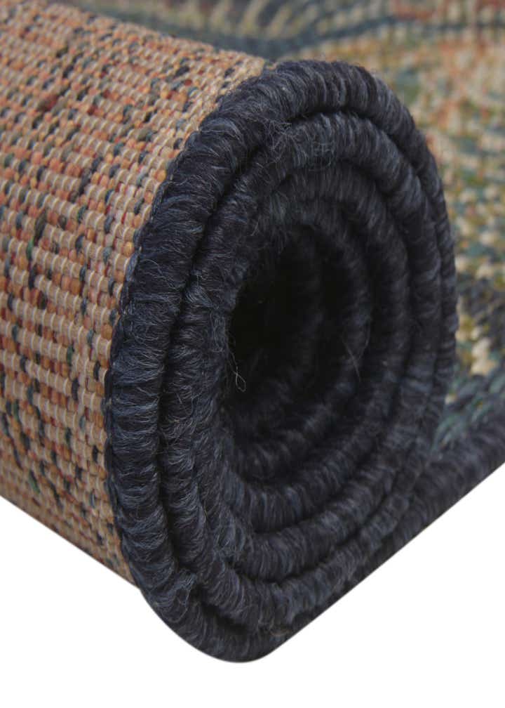 3' 3 x 3' 3 Easy-Clean Baja Indoor / Outdoor Round Rug