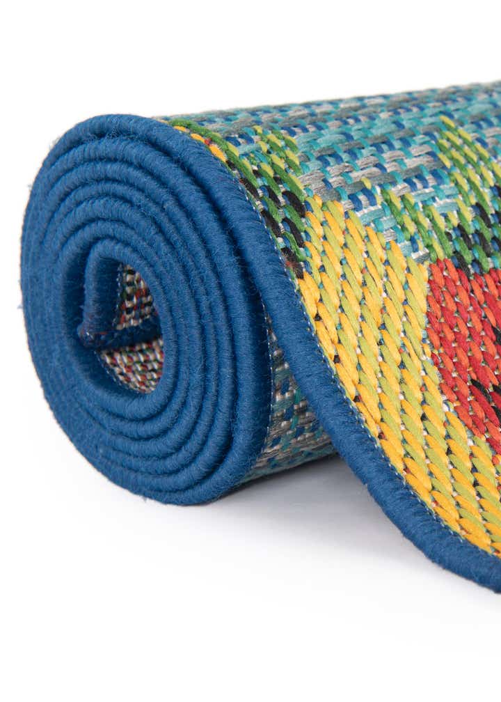 10' x 10' Easy-Clean Baja Indoor / Outdoor Round Rug