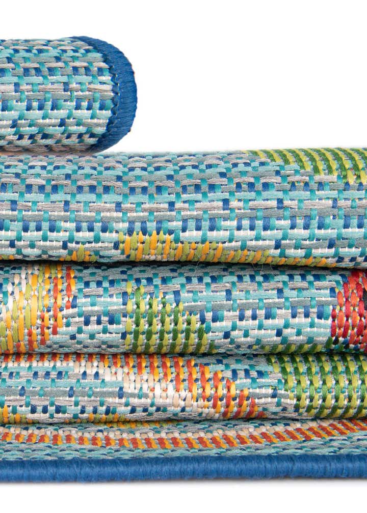 10' x 10' Easy-Clean Baja Indoor / Outdoor Round Rug