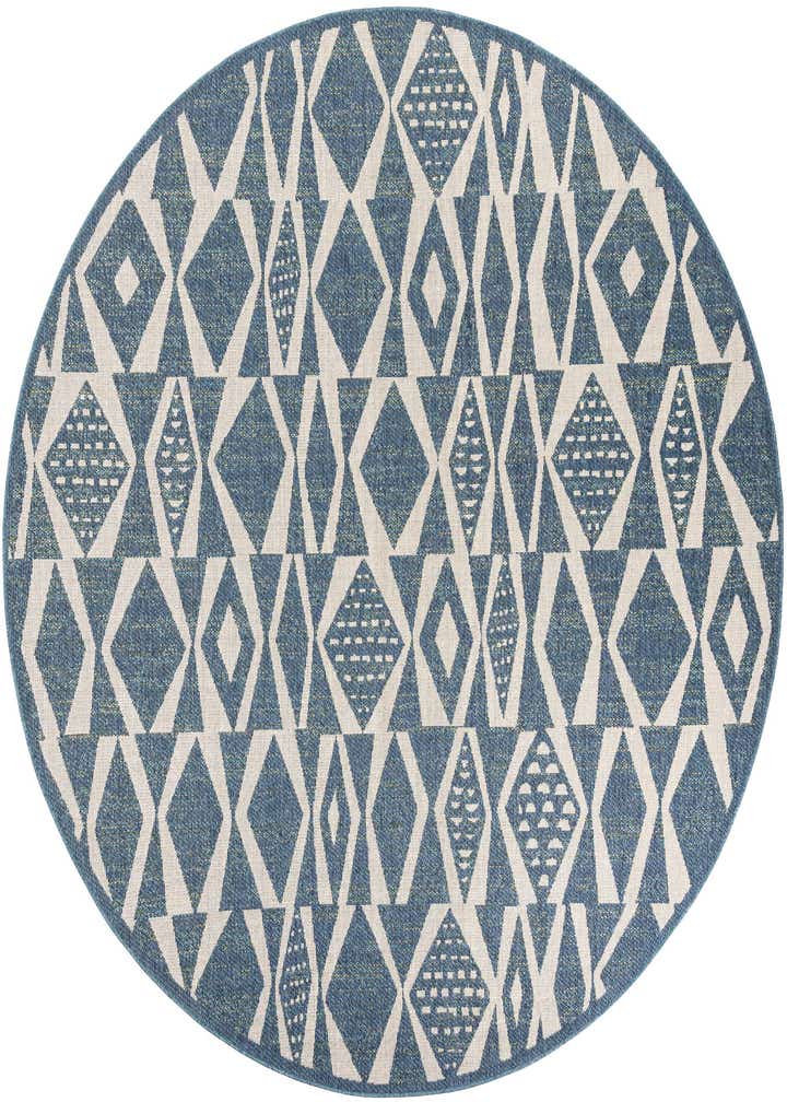 10' x 10' Easy-Clean Baja Indoor / Outdoor Round Rug