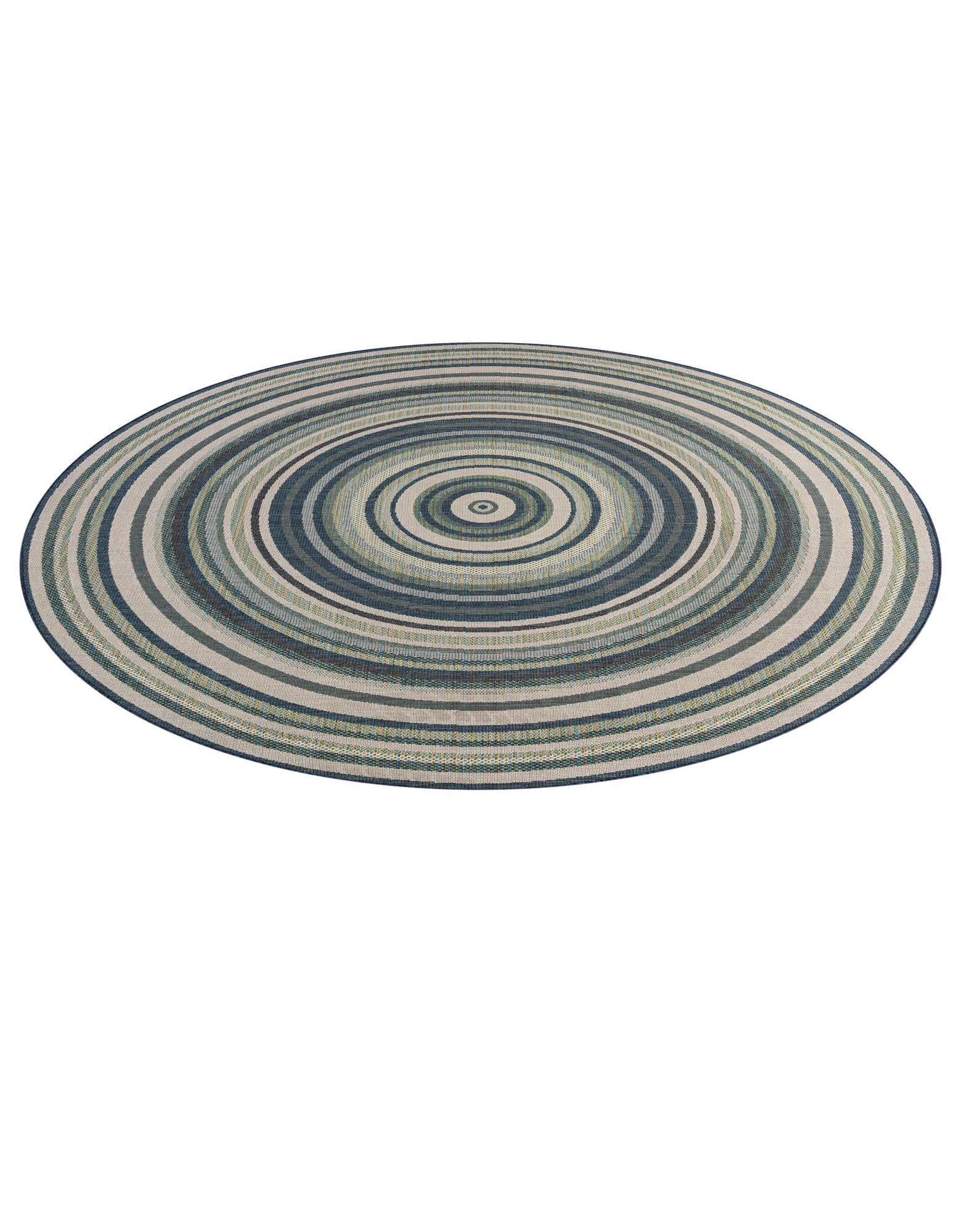 10' x 10' Easy-Clean Baja Indoor / Outdoor Round Rug
